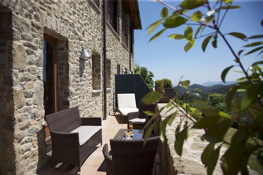 Hotel Restaurante El Ventos Sant Felíu de Pallarols Buitenkant foto