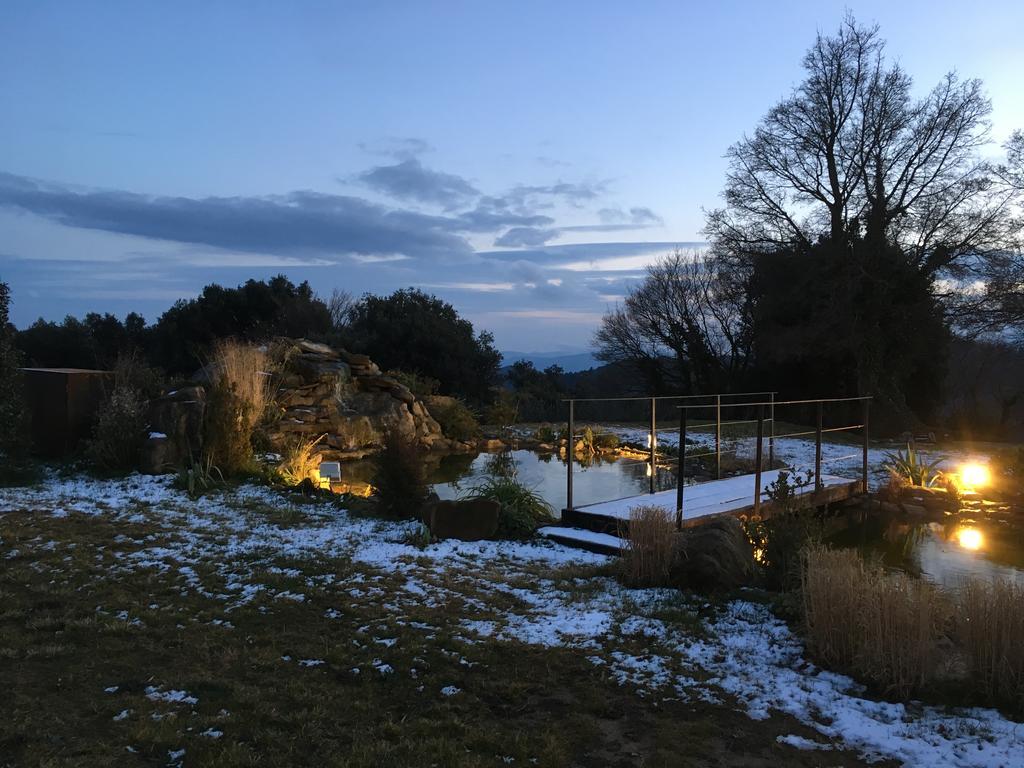Hotel Restaurante El Ventos Sant Felíu de Pallarols Buitenkant foto