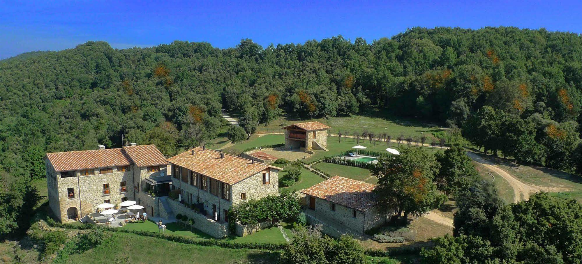 Hotel Restaurante El Ventos Sant Felíu de Pallarols Buitenkant foto