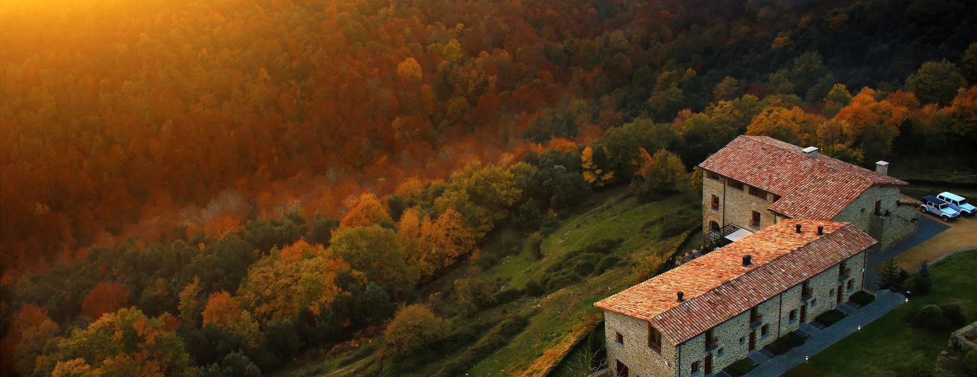 Hotel Restaurante El Ventos Sant Felíu de Pallarols Buitenkant foto