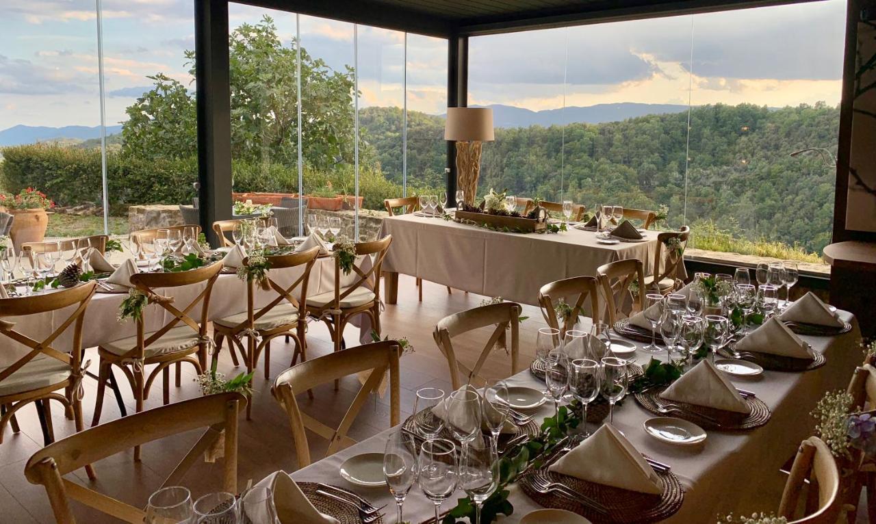 Hotel Restaurante El Ventos Sant Felíu de Pallarols Buitenkant foto