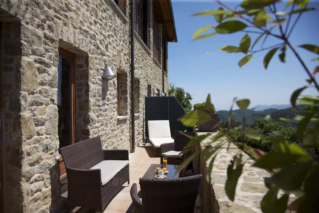 Hotel Restaurante El Ventos Sant Felíu de Pallarols Buitenkant foto